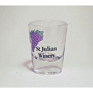 Shot Glass St. Julian Winery Advertising Libbey Grapes